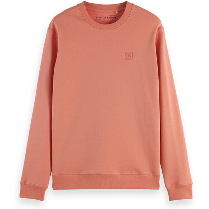 Scotch & Soda Seasonal Core Logo Badge Regular-Fit Sweatshirt