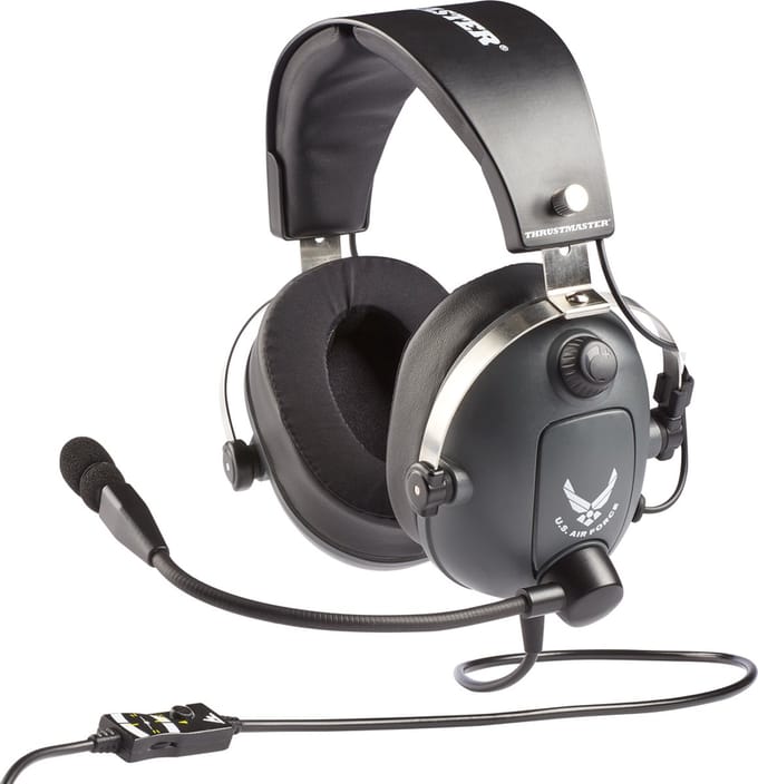 Thrustmaster T.Flight U.S. Air Force Edition-DTS - Gaming-headset voor Flightsimmers