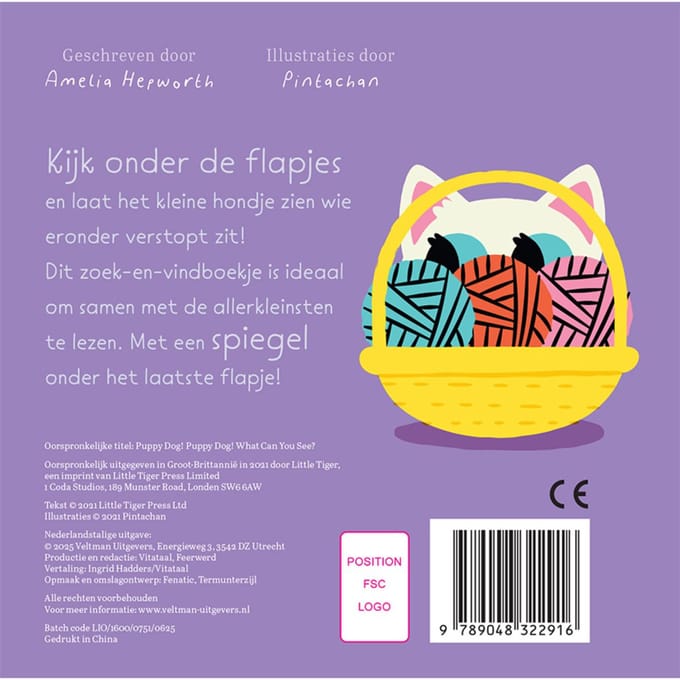 Boeken Lief klein hondje, wat zie je daar? Multi unisex