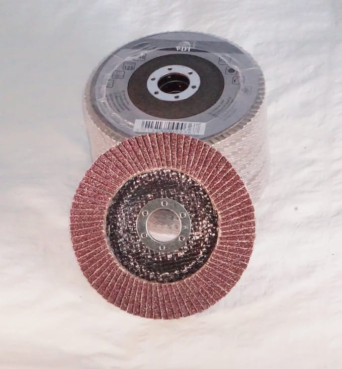 VDT lamellenschijven 125mm P40, 10 stuks