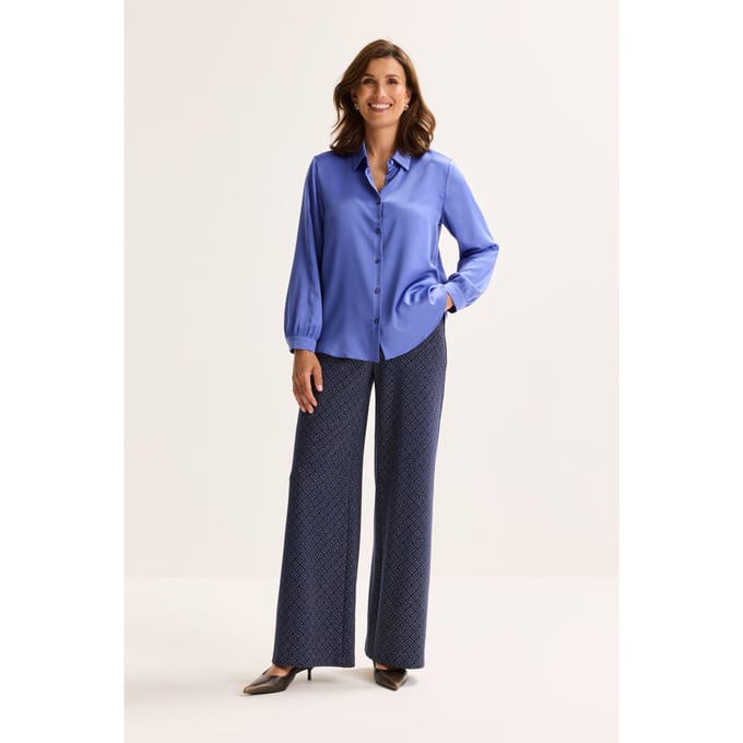 Broek In  Jacquardjersey Met Lurex