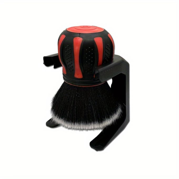 Brosse Premium de Détailing Auto Grande Surface avec Poils Doux et Manche Boule pour Dépoussiérage