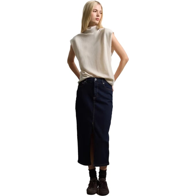 Dames stretch katoenrok Stefanel Regular Fit