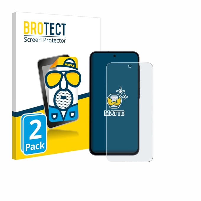 BROTECT - Screenprotector voor Samsung Galaxy A55 5G Enterprise Edition - Folie Beschermfolie matte 2 Stuks