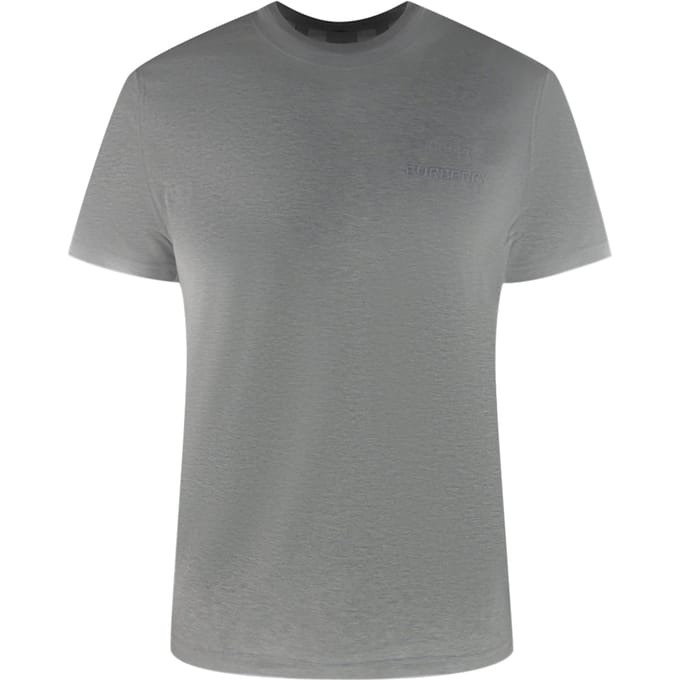 Burberry Monotone Logo Grijs T-shirt