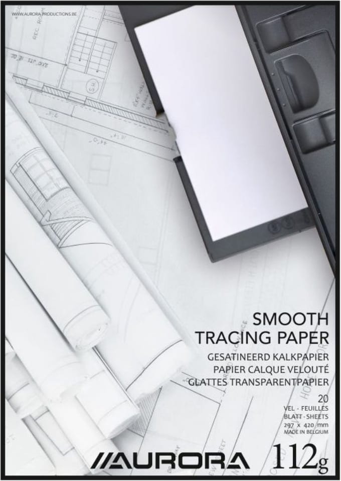Aurora Overtrekpapier - Gesatineerd Kalkpapier - voor Printer - A3 - 112g - 20 vel