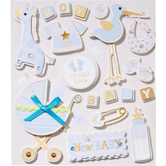 3D Sticker "Baby Boy II"
