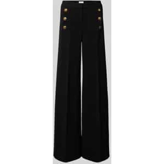 Stoffen broek met Bandplooien Model 'BRIDGET'