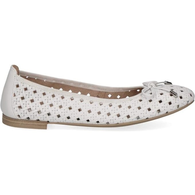 Caprice Dames Ballerina 9-22109-42 102 G-breedte Maat: 41 EU