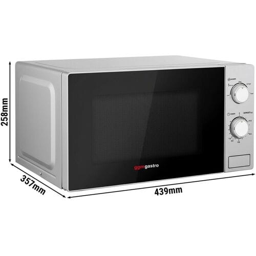 GGM Gastro Mikrowelle - 20 Liter - 700 Watt - Manuell