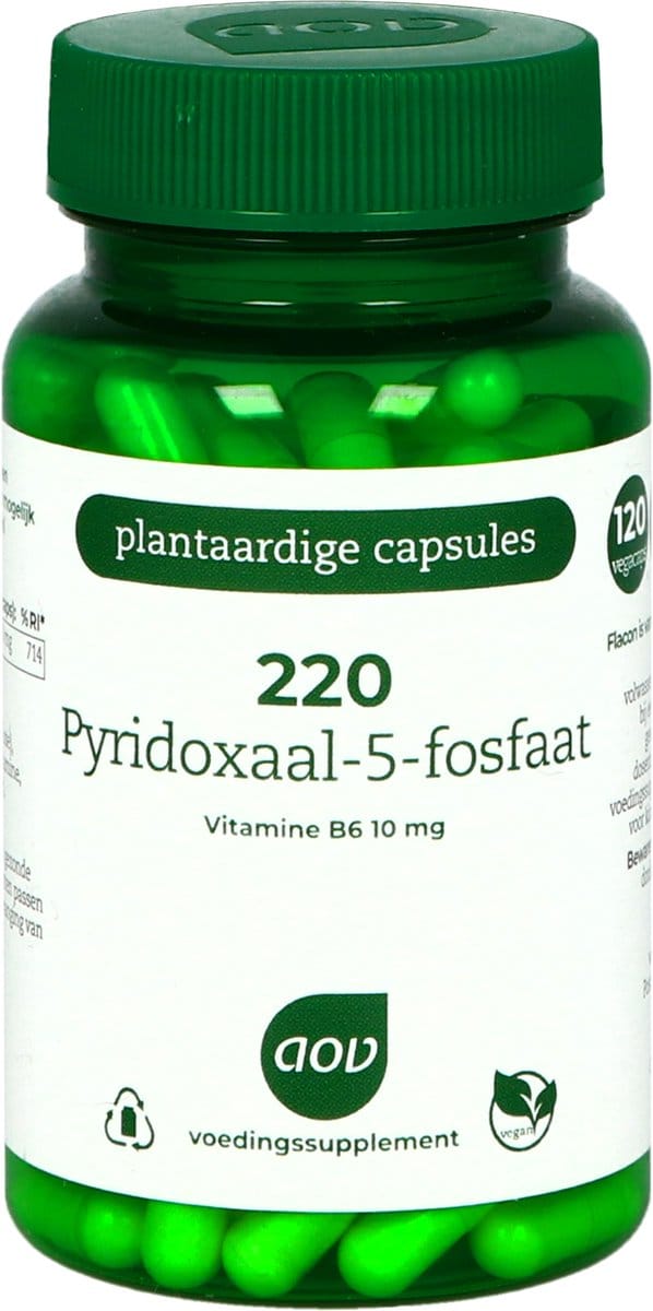 AOV 220 Pyridoxaal-5-fosfaat 120 Vegetarische capsules