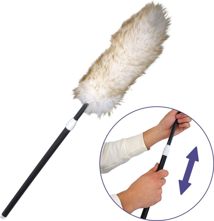 Plumeau Uitschuifbaar - Tot 110 cm - Plumeau van Wol