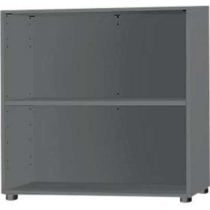 Schäfer Shop Select stellingkast, 2 OH, B 800 x D 420 x H 788 mm, grafiet