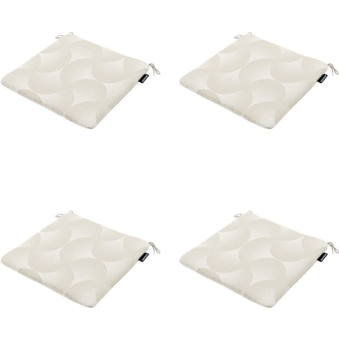 Madison zitkussen napels - 40x40x4,5cm set van 4
