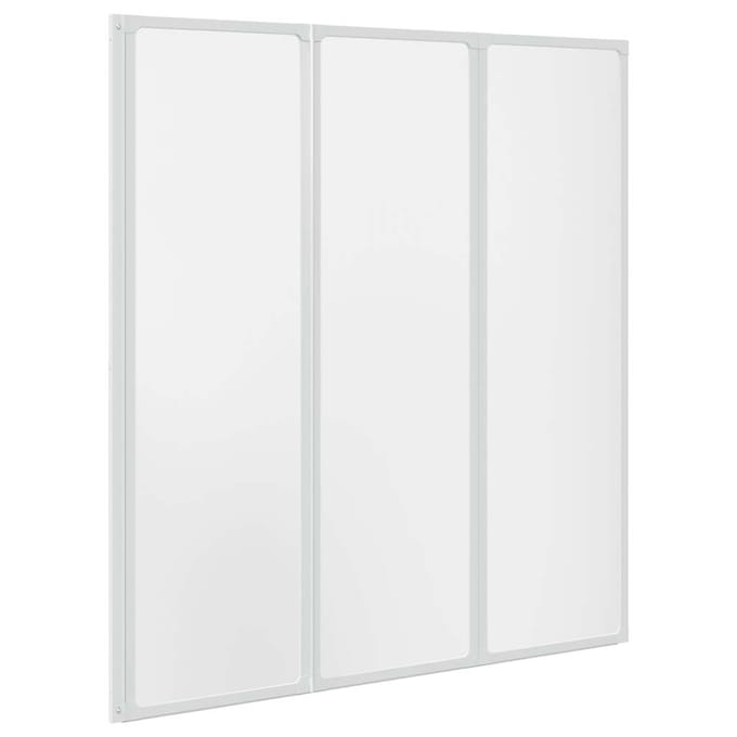 vidaXL - Badscherm - 3 - panelen - vouwbaar - 141 - x - 132 - cm