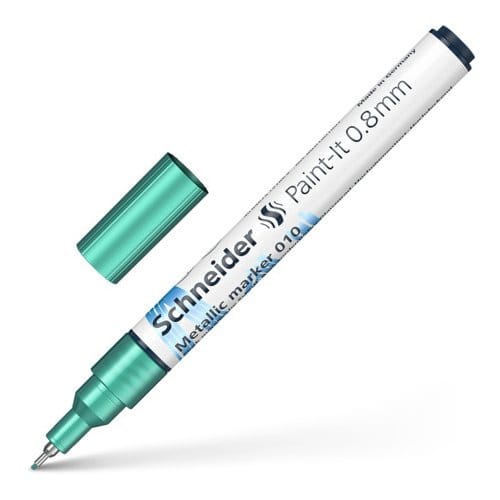 Schneider metallic marker - Paint-It 010 - lijnbreedte 0.8mm - groen metallic - S-ML01001052
