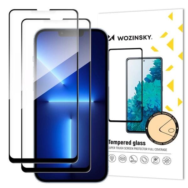 Wozinsky Full Glue Tempered Glass Tempered Glass for Samsung Galaxy M16 2-Pack