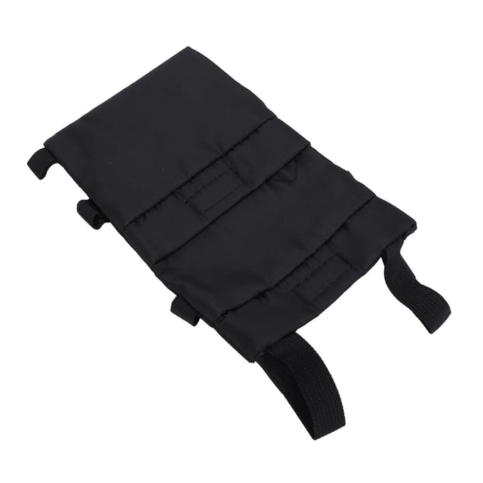 Sac pour béquilles Portable Polyvalent Pochette de rangement pour béquilles axillaires pour béquilles universelles black