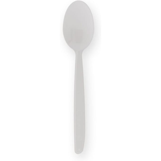 Lepel IEZZY herbruikbaar PP 185mm 50 stuks wit