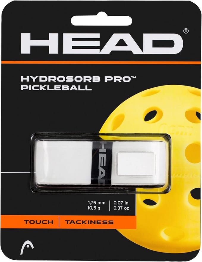 Pickleball Vervang Grip - HydroSorb Pro Zwart