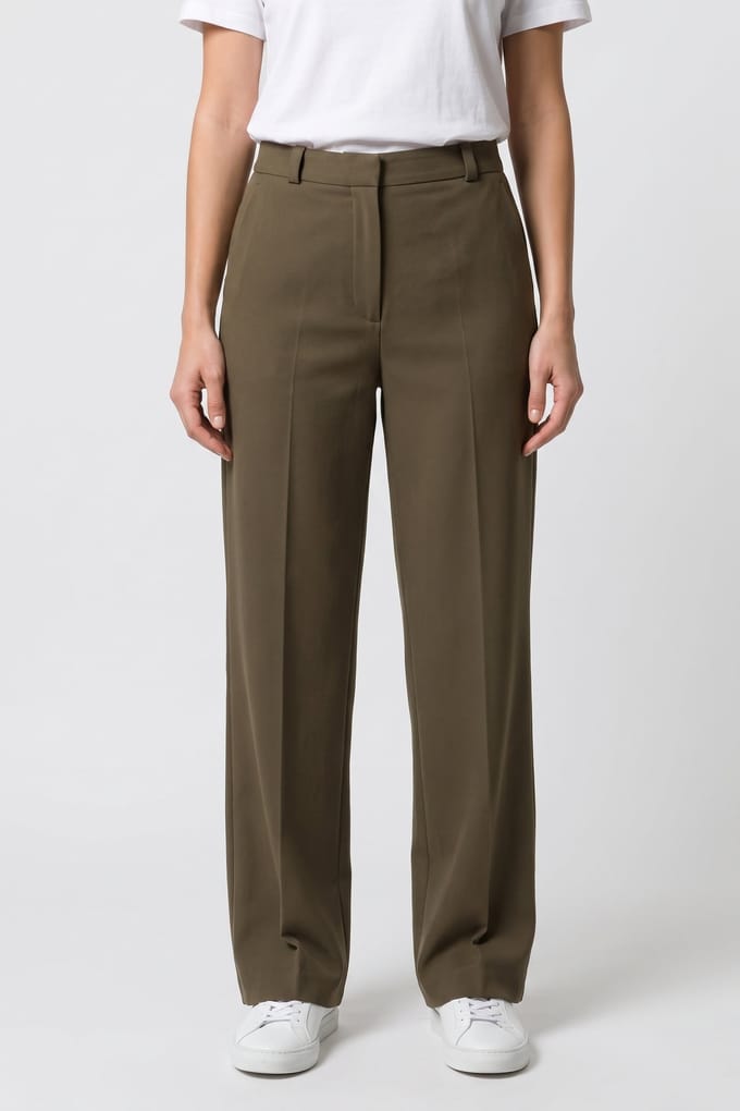 & Other Stories Es Augusta Trousers Khaki Maat: 44 | Pantalons Outlet | Dames | Bruin