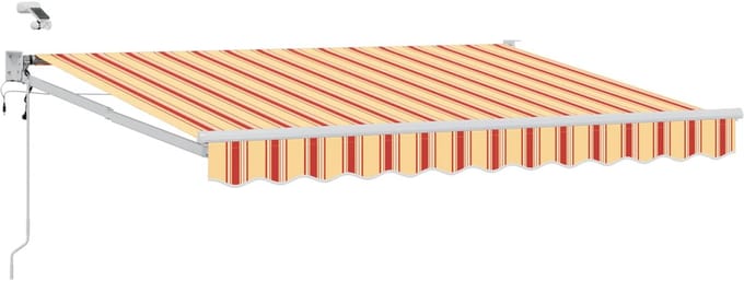 vidaXL - Elektrisch - Uitschuifbare - Zonneluifel - Multikleur - 2,5 - x - 2 - m