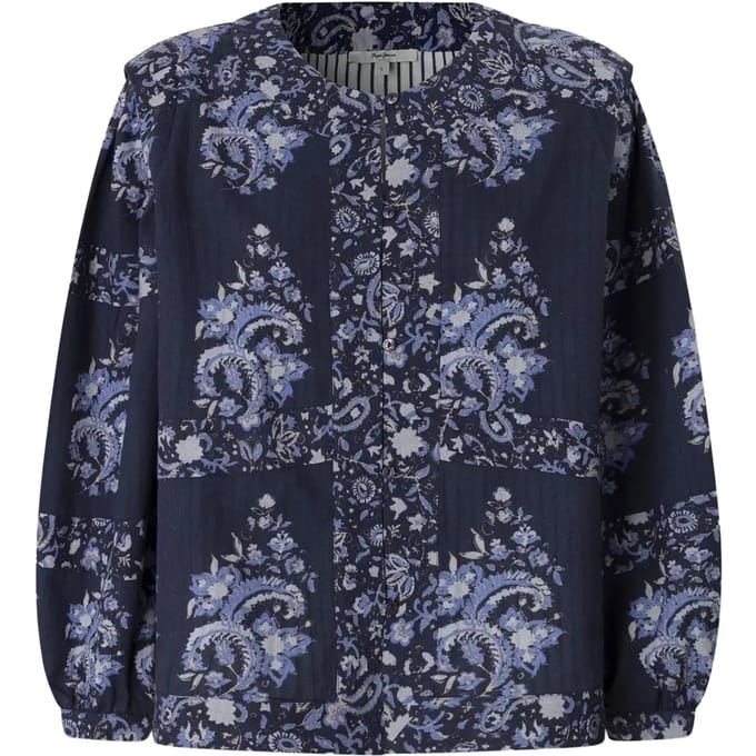 Pepe Jeans Blita Jas Blauw M Vrouw