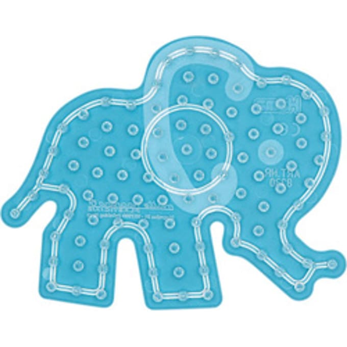 Hama - Strijkkralen grondplaat - Maxi - Olifant - Transparant (2678230)