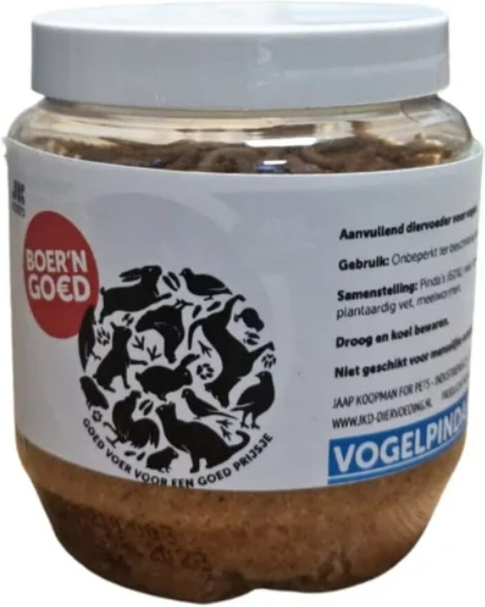 Boer'n Goed Vogel Pindakaas Meelwormen Extra energie