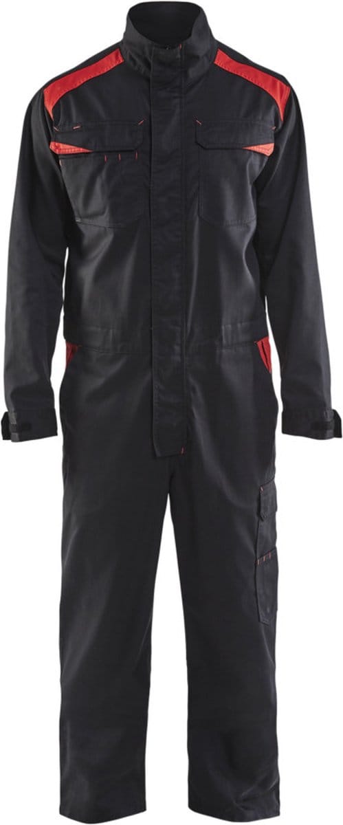 Blaklader Overall Industrie 6054-1800 - Zwart/Rood - C62