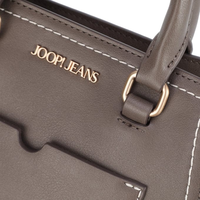 JOOP! Handtas Schoudertas Solido Lika Handbag Falcon Taupe