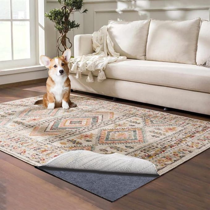 Tapijtkussen - Vilt pad - Vloer bescherming - 100% Waterdicht - 2 x 3 meter - Multicolor
