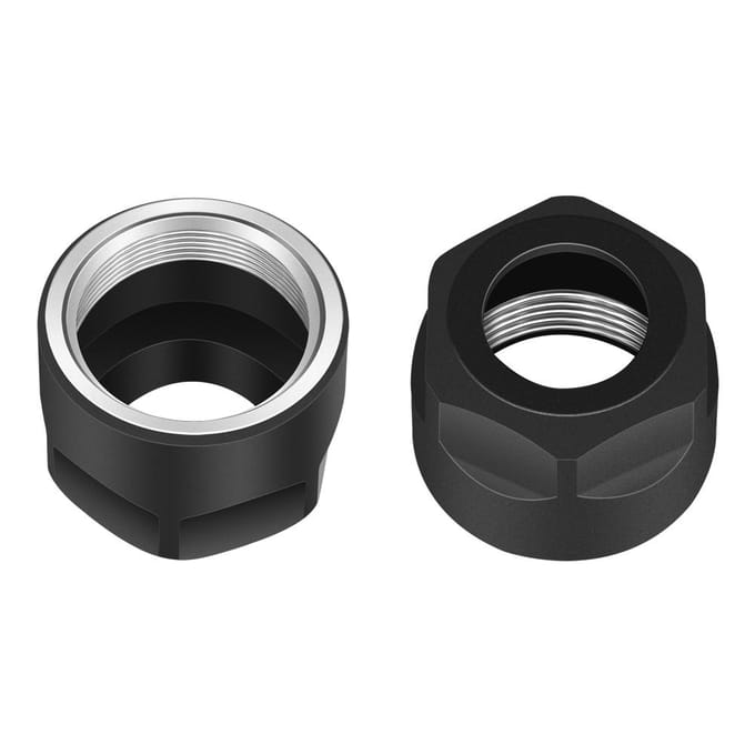 Lot de 5 écrous ER16A Écrou de serrage de pince pour porte-pince de fraisage CNC ER Tour