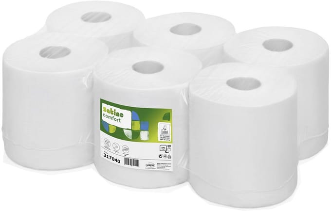 Satino handdoekrol Comfort, 1-laags, 300m