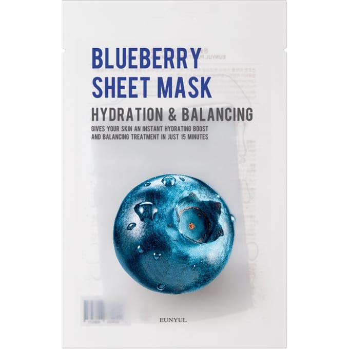 EUNYUL - Purity Blueberry Sheet Mask - 1stuk