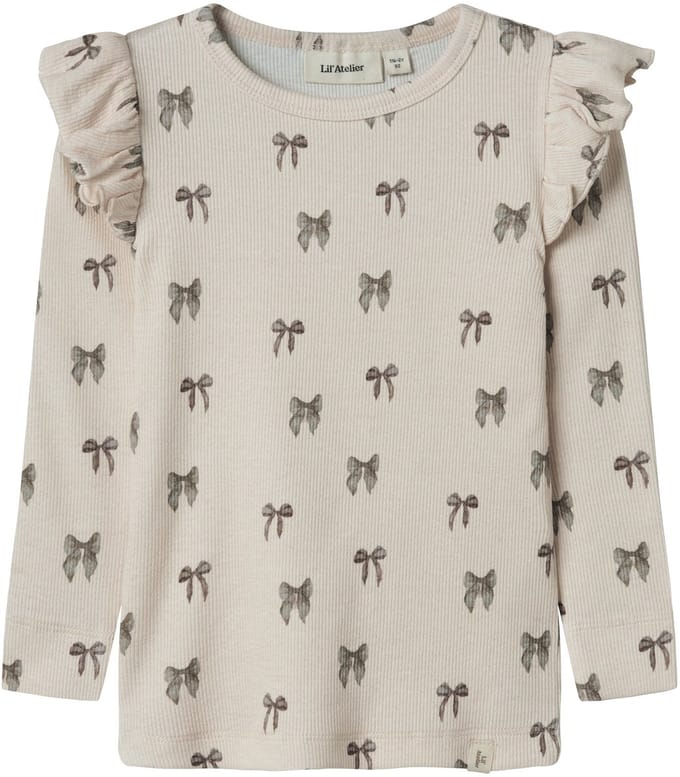 NAME IT - NMFGAVO EKO LS SLIM TOP LIL NOOS - Meisjes - Blouses
