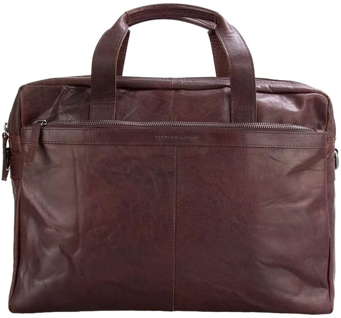 Leren Laptoptas - 16.4 inch - Colorado - Donkerbruin