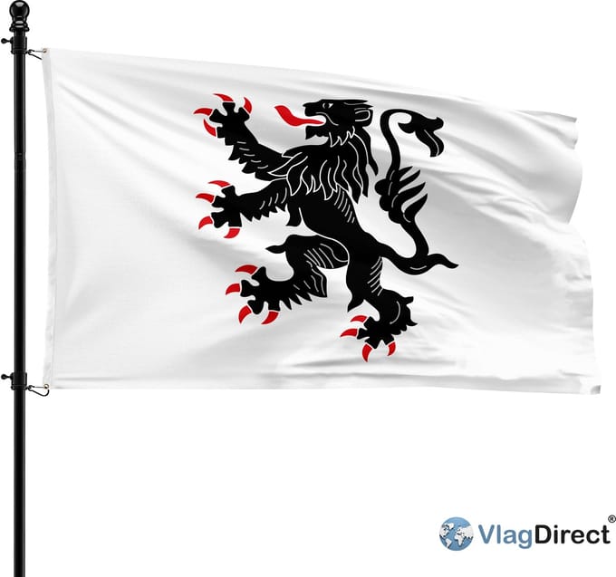 Gemeente Binche vlag - 90 x 150 cm.