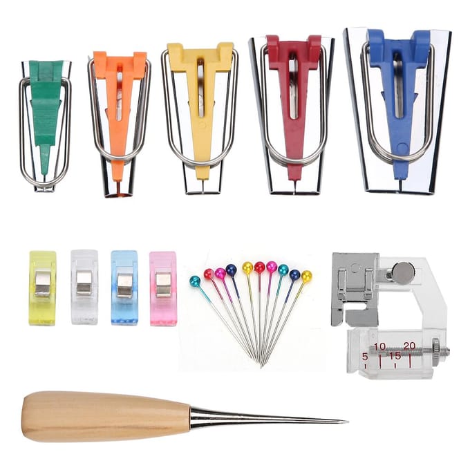 DIY Patchwork Quilting Tool Multifunctionele Handgemaakte Tape Maker Zoomklem Naaipriem gray