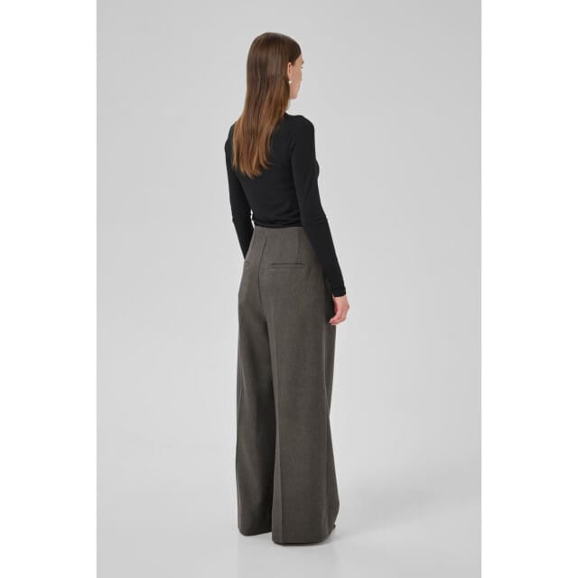 My Essential Wardrobe Spacemw Pantalons Donkerbruin 10705279