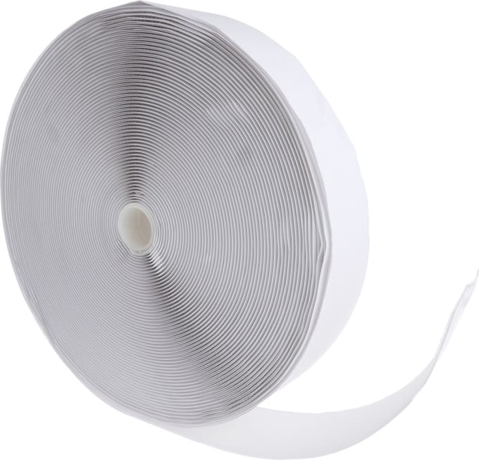 BeMatik - Plakbandrol van 50 mm x 25 m wit bevestigingsvlak