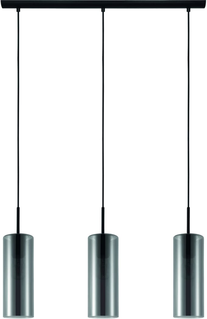 EGLO Keyns Hanglamp - E27 - 71 cm - Grijs|Zwart