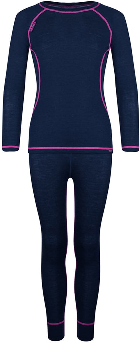 Trollkids Merino Lange Mouwen Basislaagset Blauw 176 cm Kinderen