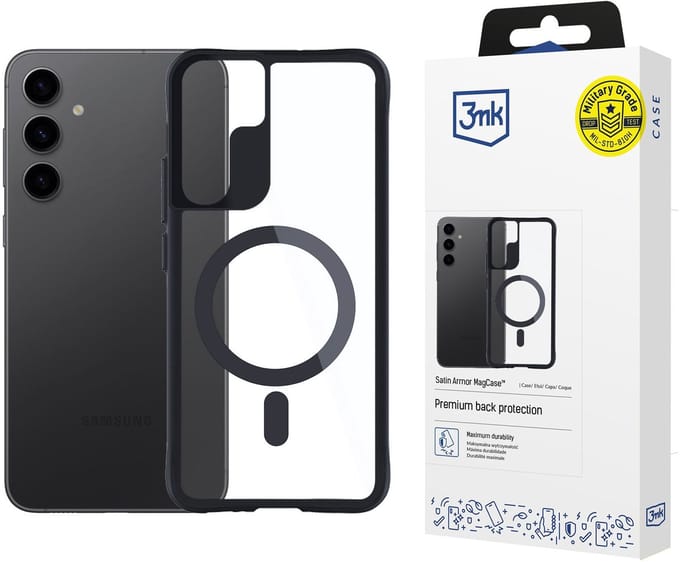 Hoesje voor Samsung Galaxy S24+ - 3mk Satin Armor MagCase