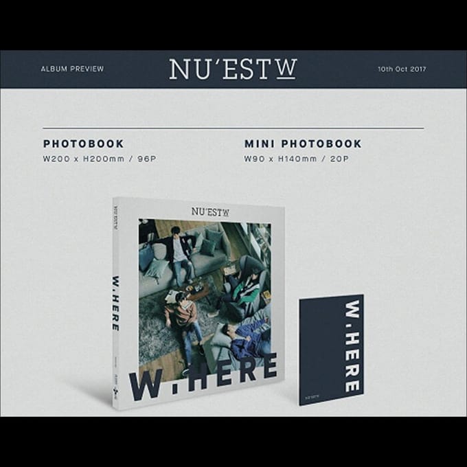 NUEST W [W, HIER] Album (Willekeurig) Random ver. black