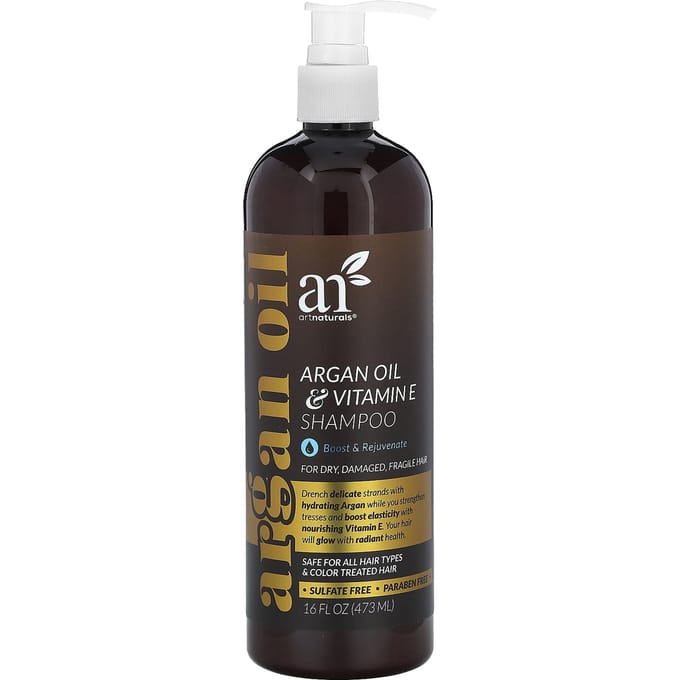 artnaturals, Arganolie & Vitamine E Shampoo, 473 ml (16 fl oz) black