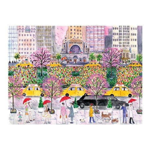 Michael Storrings Spring On Park Avenue 1000 Piece Puzzle - Galison Mudpuppy