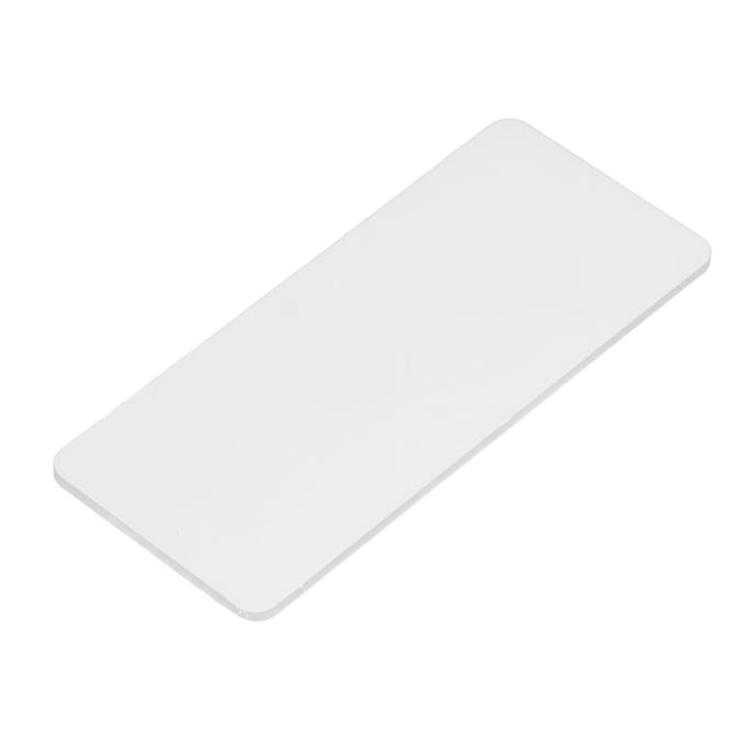Stansmachine Snijpads Mini Standaard Polycarbonaat Kunststof Platen voor Embossing Ambacht 2 Stuks white