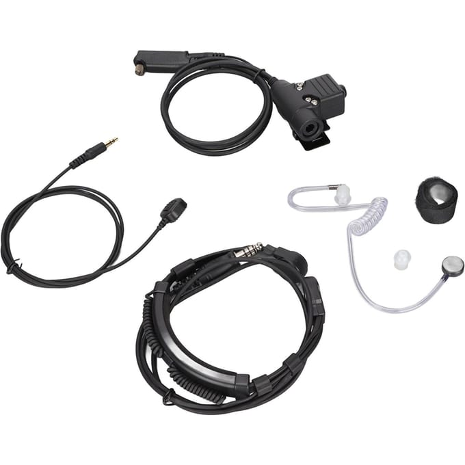 U94 PTT met Vinger Microfoon PTT 7.1mm Intrekbare Keel Microfoon Headset voor Sephora Stp8000