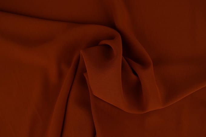 Chiffon stof - Koper - 15 meter